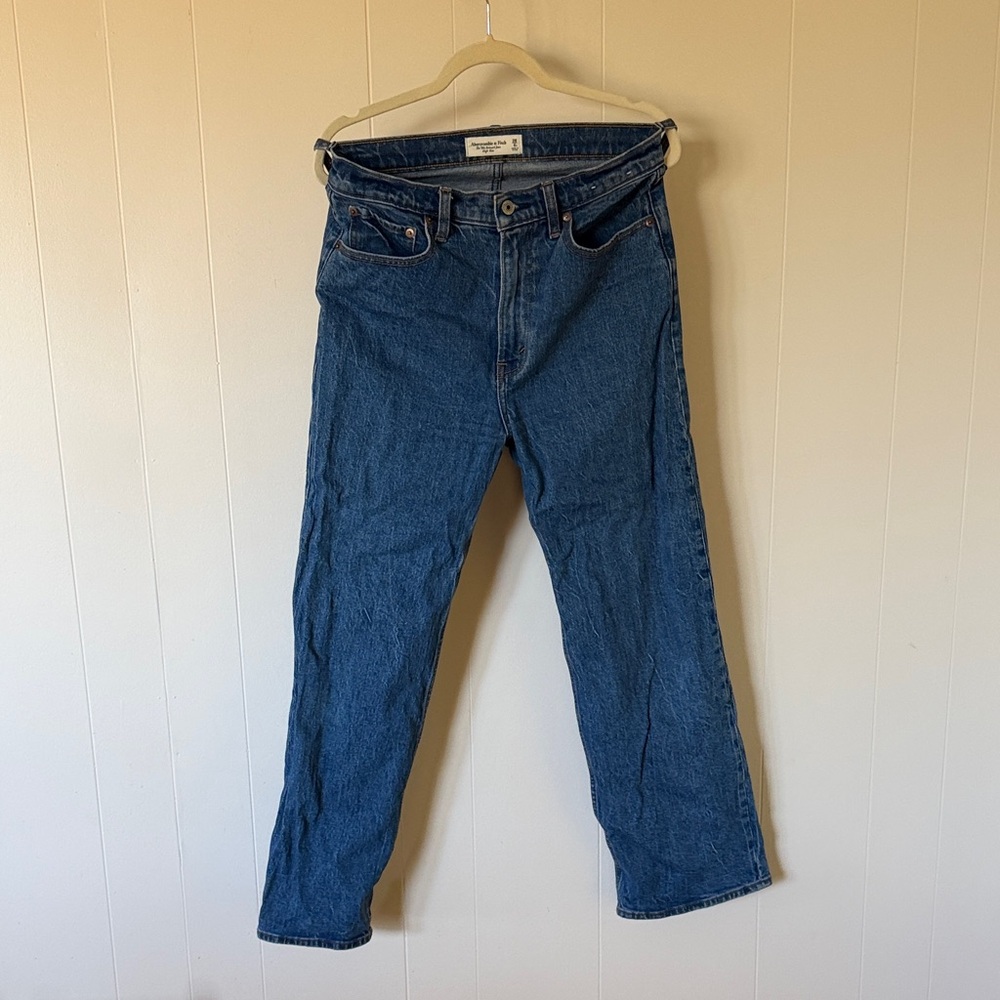 Abercrombie & Fitch Straight Blue Jeans